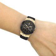  Shop Authentic Guess Black Dial Black Rubber Strap Watch For Women - W1053L7 - Luxxuri