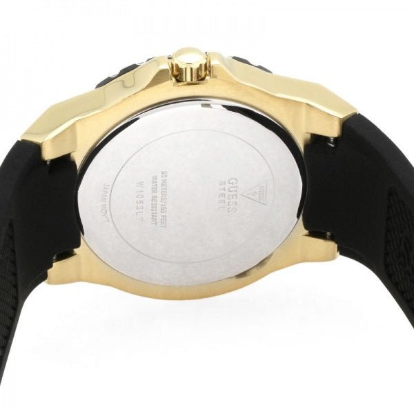  Shop Authentic Guess Black Dial Black Rubber Strap Watch For Women - W1053L7 - Luxxuri