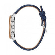 Shop Authentic Guess Marina Chronograph Blue Dial Blue Denim Strap Watch For Women - W1057L1 - Luxxuri