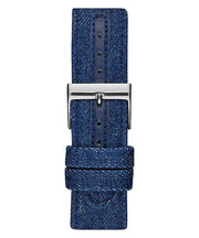  Shop Authentic Guess Legacy Analog Blue Dial Blue Denim Strap Watch for Men - W1058G1 - Luxxuri