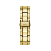  Shop Authentic Guess Solar Chronograph Diamonds White Dial Gold Steel Strap Watch for Women - W1069L2 - Luxxuri