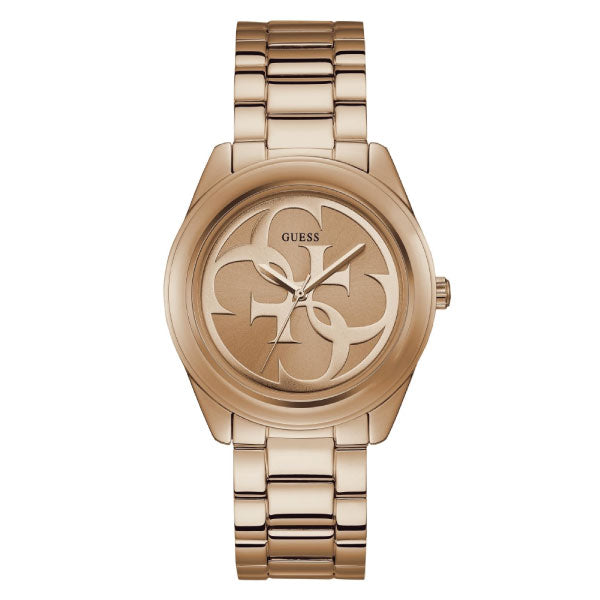  Shop Authentic Guess G-Twist Rose Gold Dial Rose Gold Steel Strap Watch for Women - W1082L3 - Luxxuri