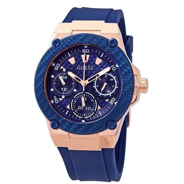  Shop Authentic Guess Zena Blue Dial Blue Silicone Strap Watch For Women - W1094L2 - Luxxuri