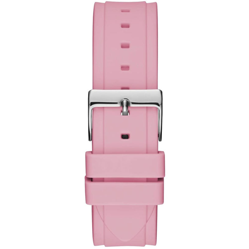  Shop Authentic Guess Zena Quartz White Dial Pink Rubber Strap Watch For Women - W1094L4 - Luxxuri