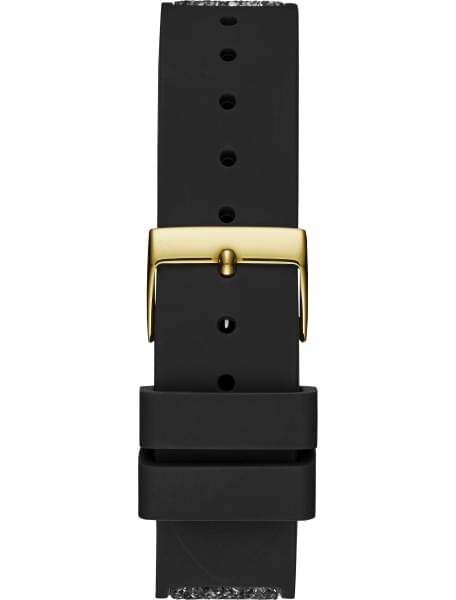  Shop Authentic Guess Swirl Quartz Black Dial Black Silicone Strap Watch for Women - W1096L3 - Luxxuri