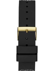  Shop Authentic Guess Swirl Quartz Black Dial Black Silicone Strap Watch for Women - W1096L3 - Luxxuri