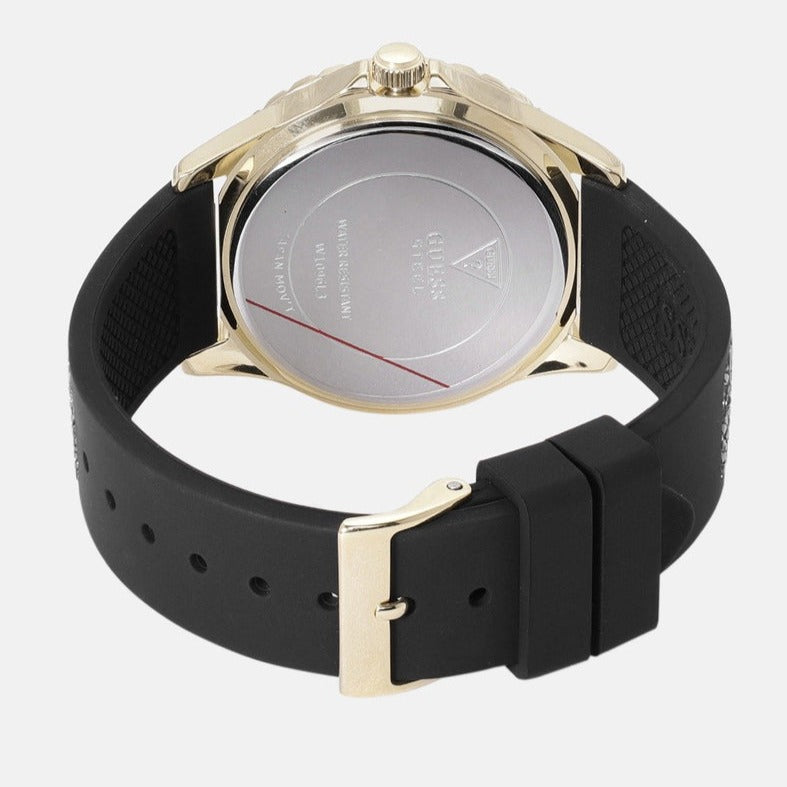  Shop Authentic Guess Overdrive Black Dial Black Rubber Strap Watch for Women - W0149L4 - Luxxuri
