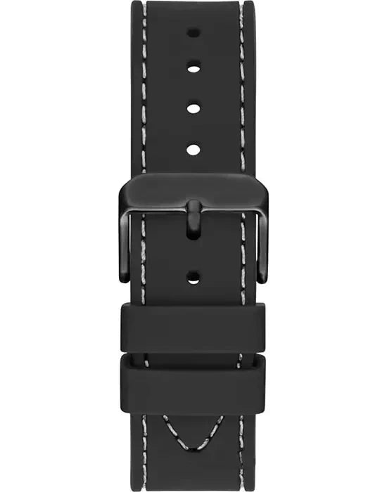  Shop Authentic Guess Odyssey Quartz Black Dial Black Silicone Strap Watch For Men - W1108G3 - Luxxuri
