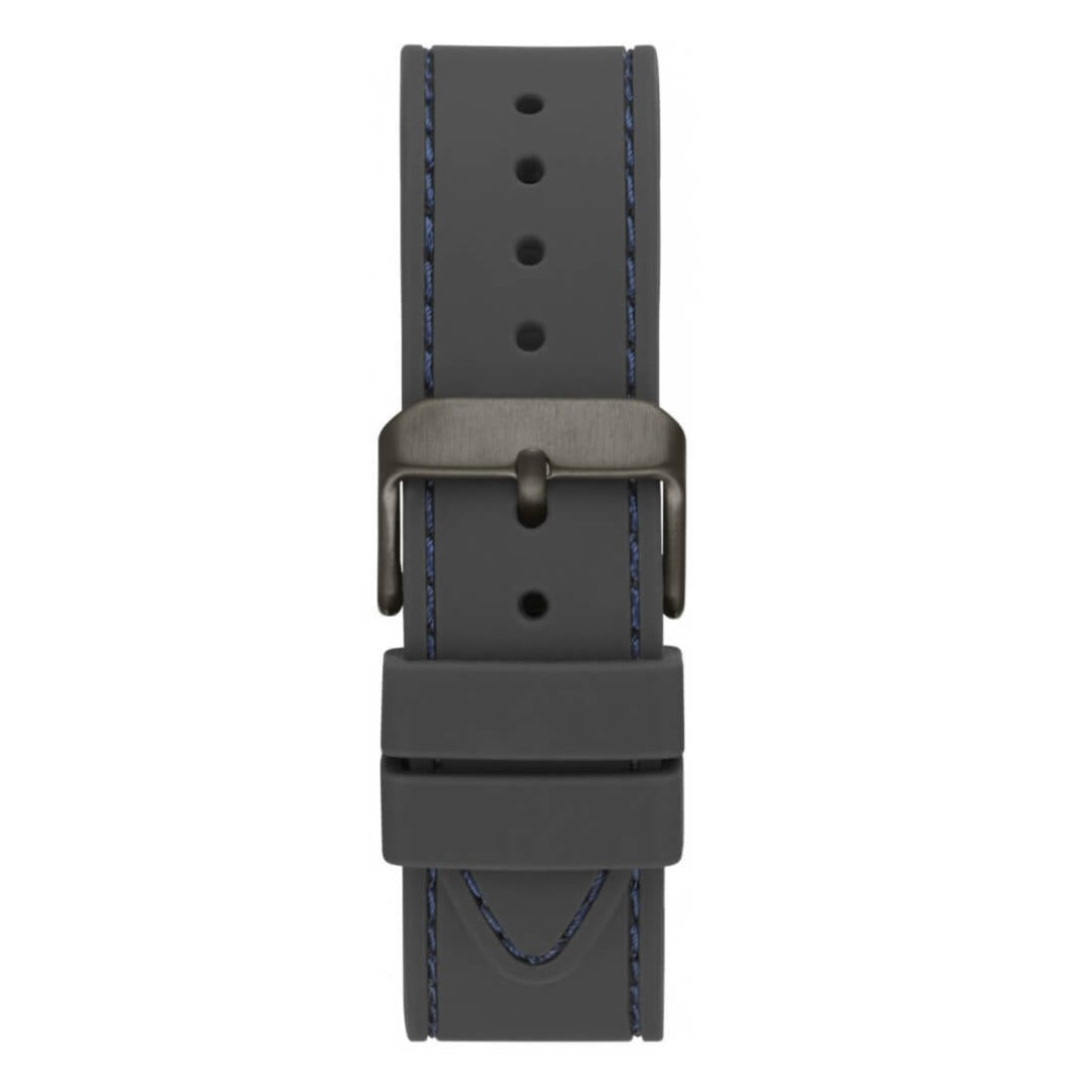  Shop Authentic Guess Odyssey Blue Dial Grey Rubber Strap Watch For Men - W1108G6 - Luxxuri