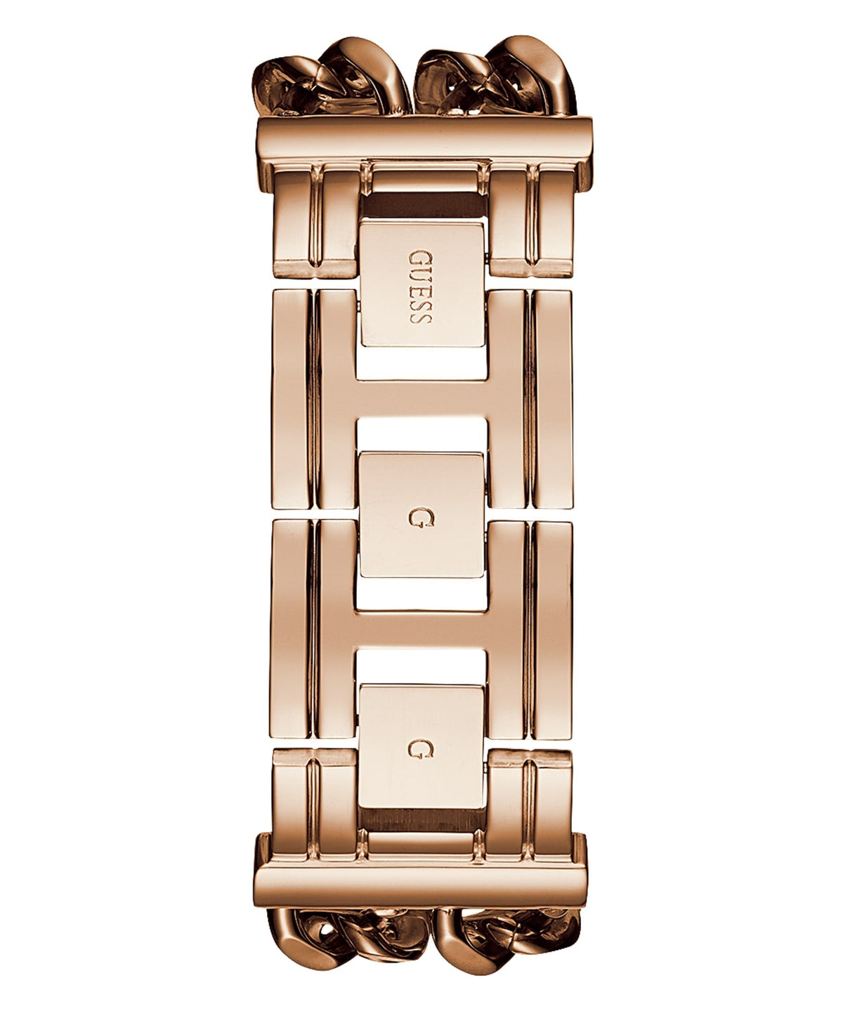  Shop Authentic Guess Mod Heavy Metal Rose Gold Dial Rose Gold Steel Strap Watch For Women - W1117L3 - Luxxuri