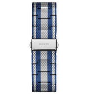  Shop Authentic Guess Richmond Blue Dial Two Tone Mesh Bracelet Watch for Men - W1179G1 - Luxxuri