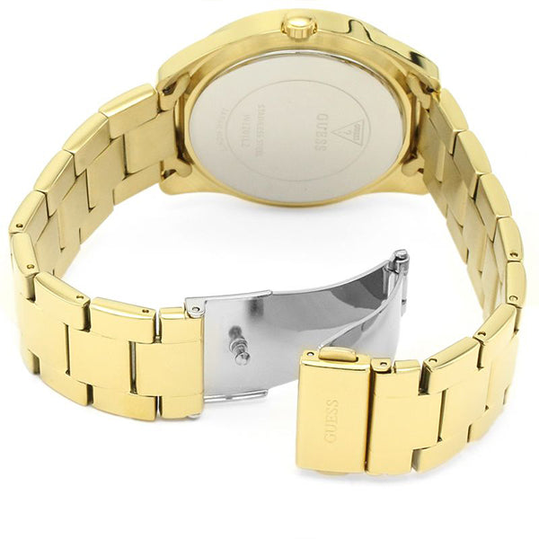  Shop Authentic Guess Muse Crystals White Dial Rose Gold Steel Strap Watch For Women - W1008L2 - Luxxuri