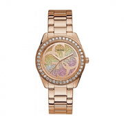 Shop Authentic Guess G Twist Diamonds Rose Gold Dial Rose Gold Steel Strap Watch For Women - W1201L3 - Luxxuri