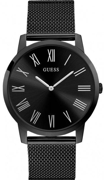  Shop Authentic Guess Richmond Black Dial Black Mesh Bracelet Watch for Men - W1263G3 - Luxxuri