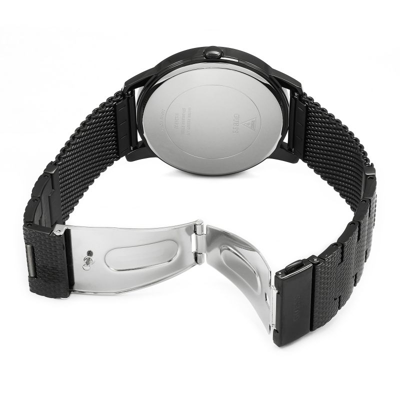  Shop Authentic Guess Richmond Black Dial Black Mesh Bracelet Watch for Men - W1263G3 - Luxxuri