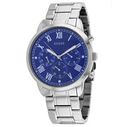  Shop Authentic Guess Hendrix Chronograph Blue Dial Silver Steel Strap Watch for Men - W1309G1 - Luxxuri