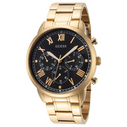  Shop Authentic Guess Hendrix Multifunction Black Dial Gold Steel Strap Watch for Men - W1309G2 - Luxxuri