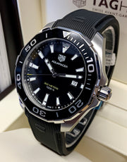  Shop Authentic Tag Heuer Aquaracer Black Dial Watch for Men -  WAY101A.FT6141 - Luxxuri
