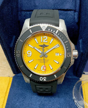  Shop Authentic Breitling Superocean Automatic 44mm Yellow Dial Black Rubber Strap Watch for Men - A17367021I1S1 - Luxxuri