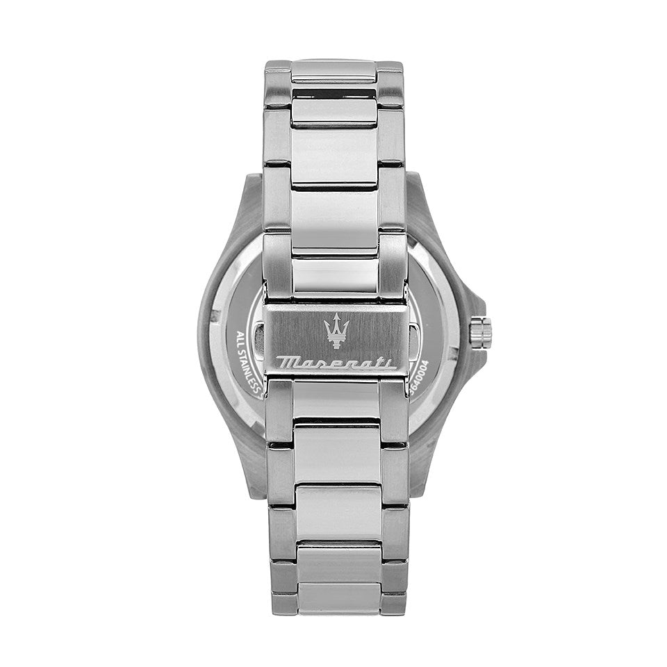 Shop Authentic Maserati SFIDA Chronograph Black Dial Silver Steel Strap Watch For Men - R8853140005 - Luxxuri
