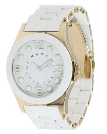  Shop Authentic Marc Jacobs Pelly White Dial White SIlicone Strap Watch for Women - MBM2525 - Luxxuri