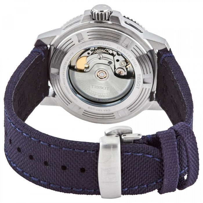  Shop Authentic Tissot Seastar 1000 Powermatic 80 Silicium Blue Dial Blue Nylon Strap Watch For Men - T120.407.17.041.01 - Luxxuri