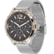  Shop Authentic Tommy Hilfiger Gavin Chronograph Quartz Grey Dial Silver Mesh Bracelet Watch for Men - 1791466 - Luxxuri