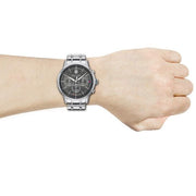  Shop Authentic Tommy Hilfiger Kyle Chronograph Grey Dial Silver Steel Strap Watch for Men - 1791632 - Luxxuri