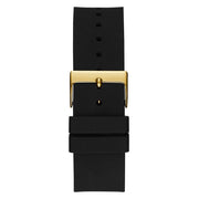  Shop Authentic Guess Frontier Crystals Black Dial Black Silicone Strap Watch For Men - W1132G1 - Luxxuri