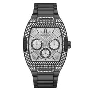  Shop Authentic Guess Phoenix Multifunction Crystals Silver Dial Black Steel Strap Watch For Men - GW0094G3 - Luxxuri