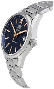  Shop Authentic Tag Heuer Carrera Quartz Blue Dial Silver Steel Strap Watch for Women - WAR1112.BA0601 - Luxxuri