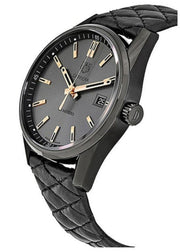  Shop Authentic Tag Heuer Carrera Special Edition Black Dial Black Leather Strap Watch for Women - WAR1113.FC6392 - Luxxuri