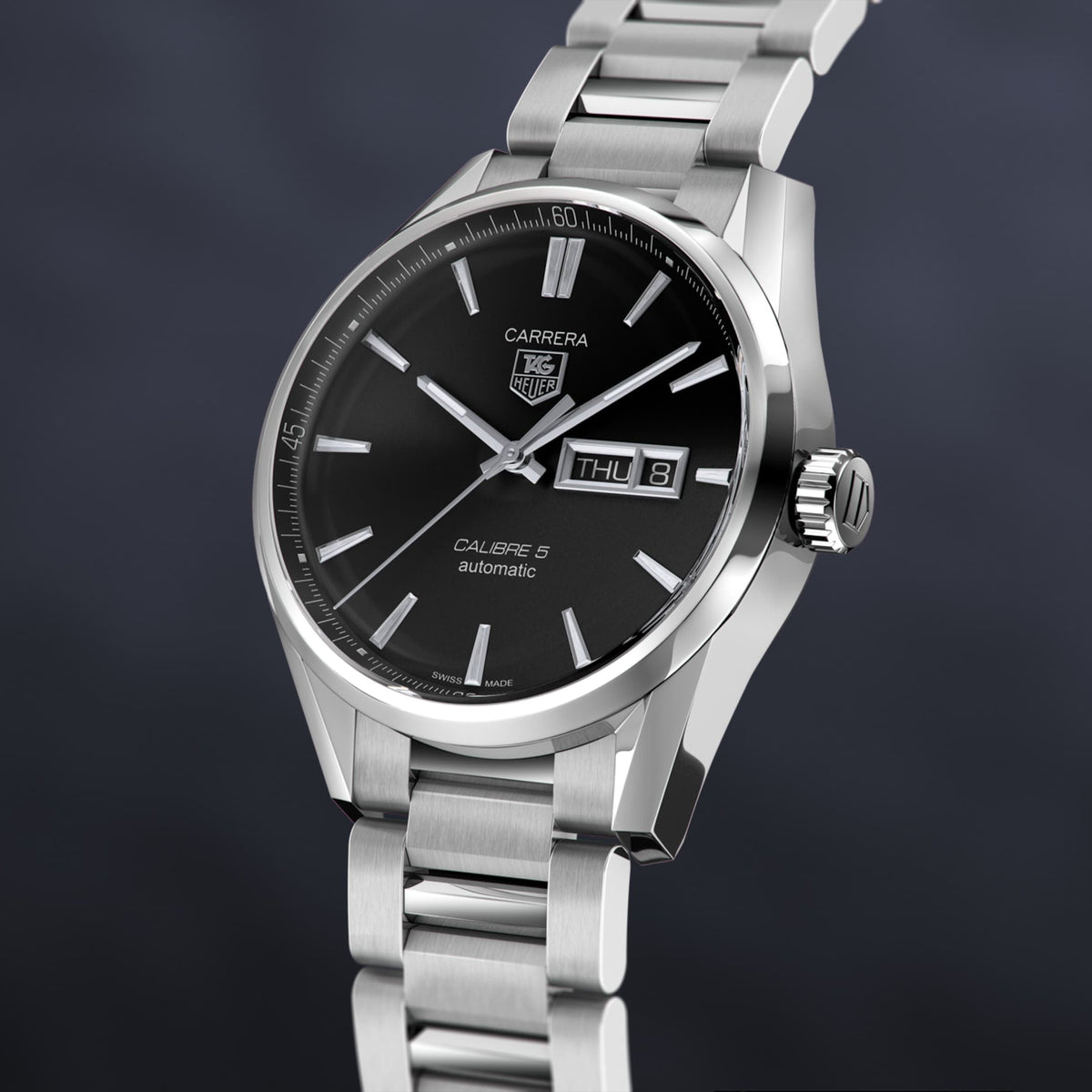  Shop Authentic Tag Heuer Carrera Black Dial Watch for Men - WAR201A.BA0723 - Luxxuri