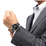  Shop Authentic Tag Heuer Carrera Automatic 41mm Black Dial Black Leather Strap Watch for Men - WAR201A.FC6266 - Luxxuri