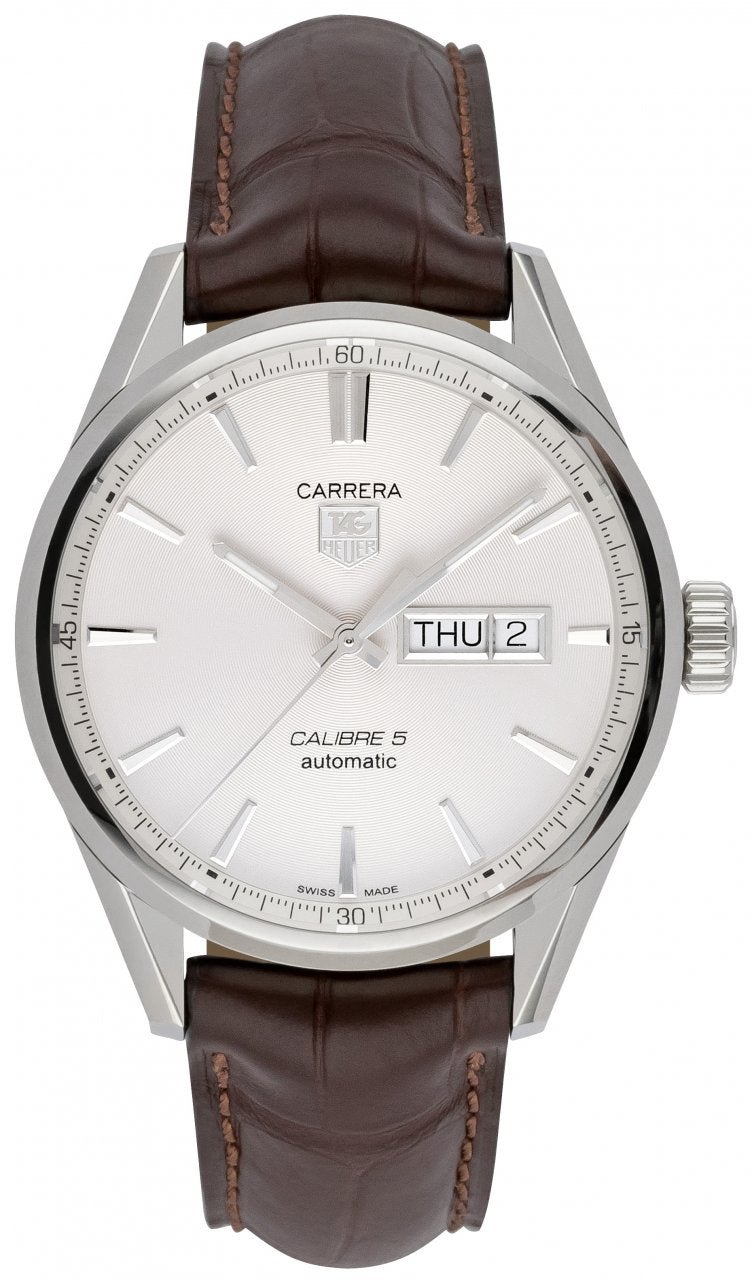  Shop Authentic Tag Heuer Carrera Silver Dial Watch for Men - WAR201B.FC6291 - Luxxuri