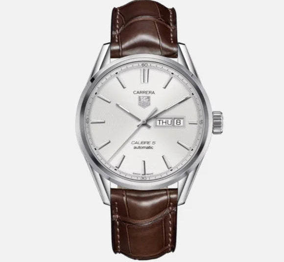  Shop Authentic Tag Heuer Carrera Silver Dial Watch for Men - WAR201B.FC6291 - Luxxuri