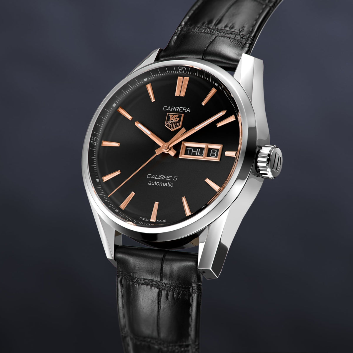  Shop Authentic Tag Heuer Carrera Black Dial Watch for Men - WAR201C.FC6266 - Luxxuri