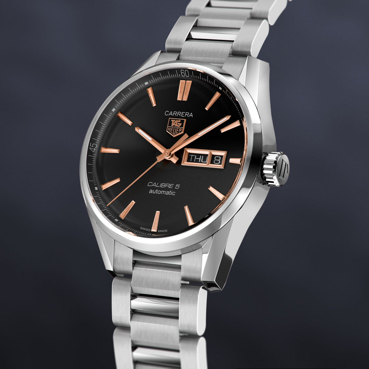  Shop Authentic Tag Heuer Carrera Black Dial Watch for Men - WAR201C.BA0723 - Luxxuri