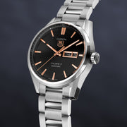  Shop Authentic Tag Heuer Carrera Black Dial Watch for Men - WAR201C.BA0723 - Luxxuri