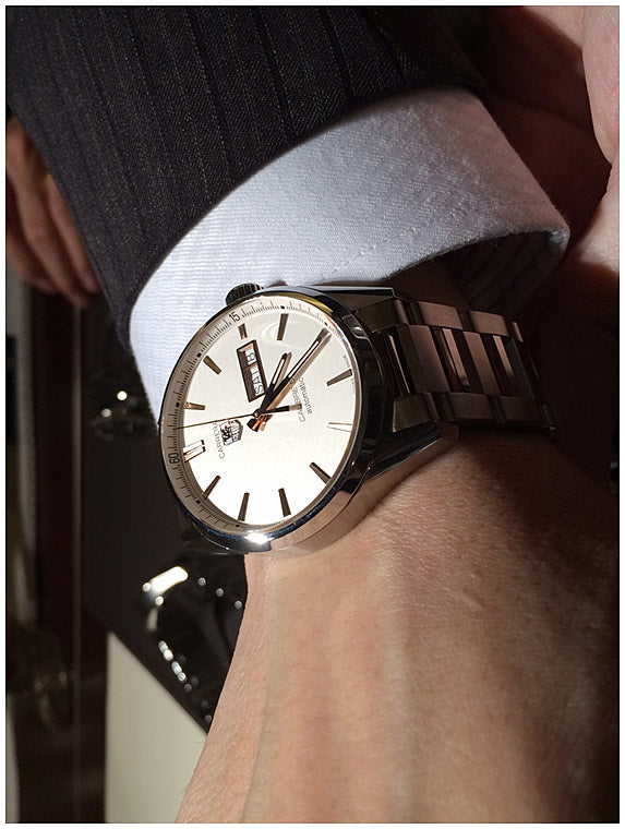  Shop Authentic Tag Heuer Carrera White Dial Watch for Men - WAR201D.BA0723 - Luxxuri