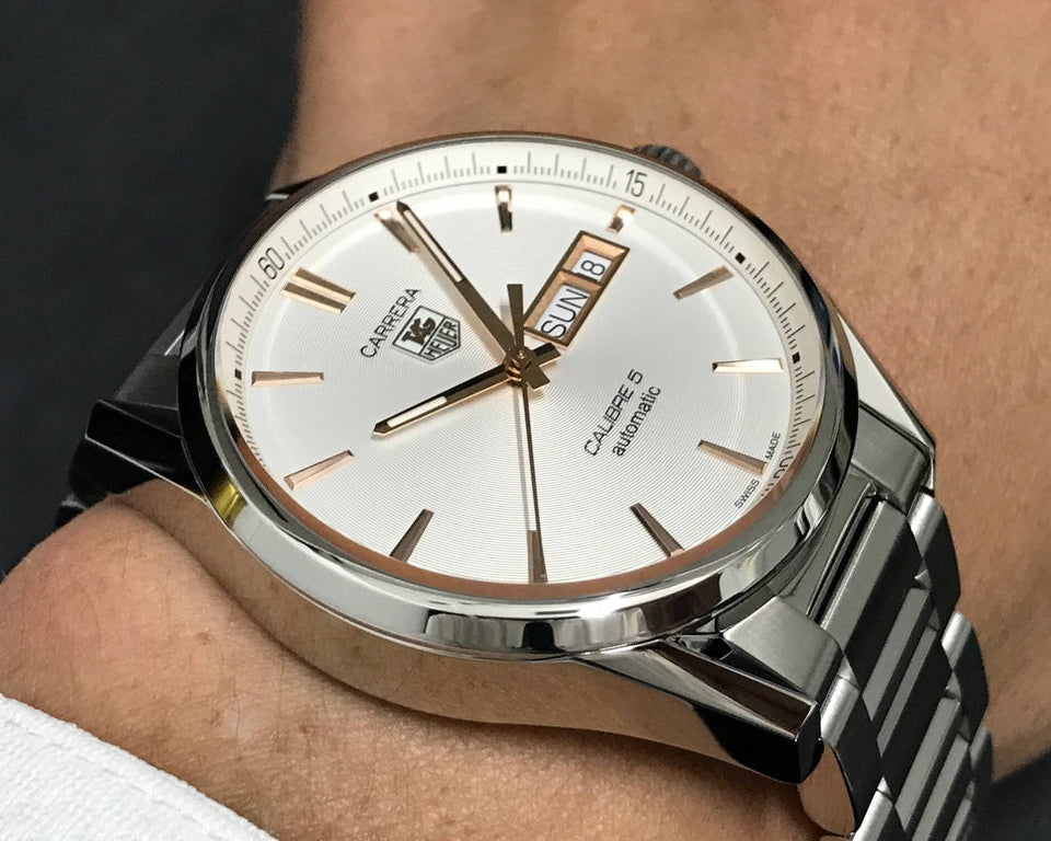 Shop Authentic Tag Heuer Carrera White Dial Watch for Men - WAR201D.BA0723 - Luxxuri