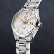  Shop Authentic Tag Heuer Carrera White Dial Watch for Men - WAR201D.BA0723 - Luxxuri