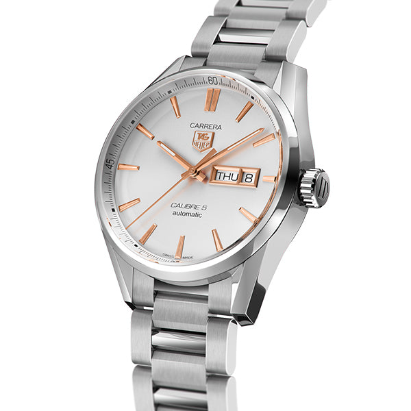  Shop Authentic Tag Heuer Carrera White Dial Watch for Men - WAR201D.BA0723 - Luxxuri