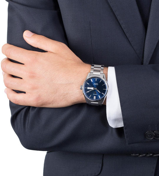  Shop Authentic Tag Heuer Carrera Blue Dial Watch for Men - WAR201E.BA0723 - Luxxuri