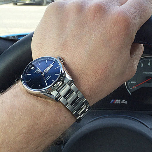  Shop Authentic Tag Heuer Carrera Blue Dial Watch for Men - WAR201E.BA0723 - Luxxuri