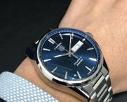  Shop Authentic Tag Heuer Carrera Automatic Blue Dial Silver Steel Strap Watch for Men - WAR201E.BA0723 - Luxxuri