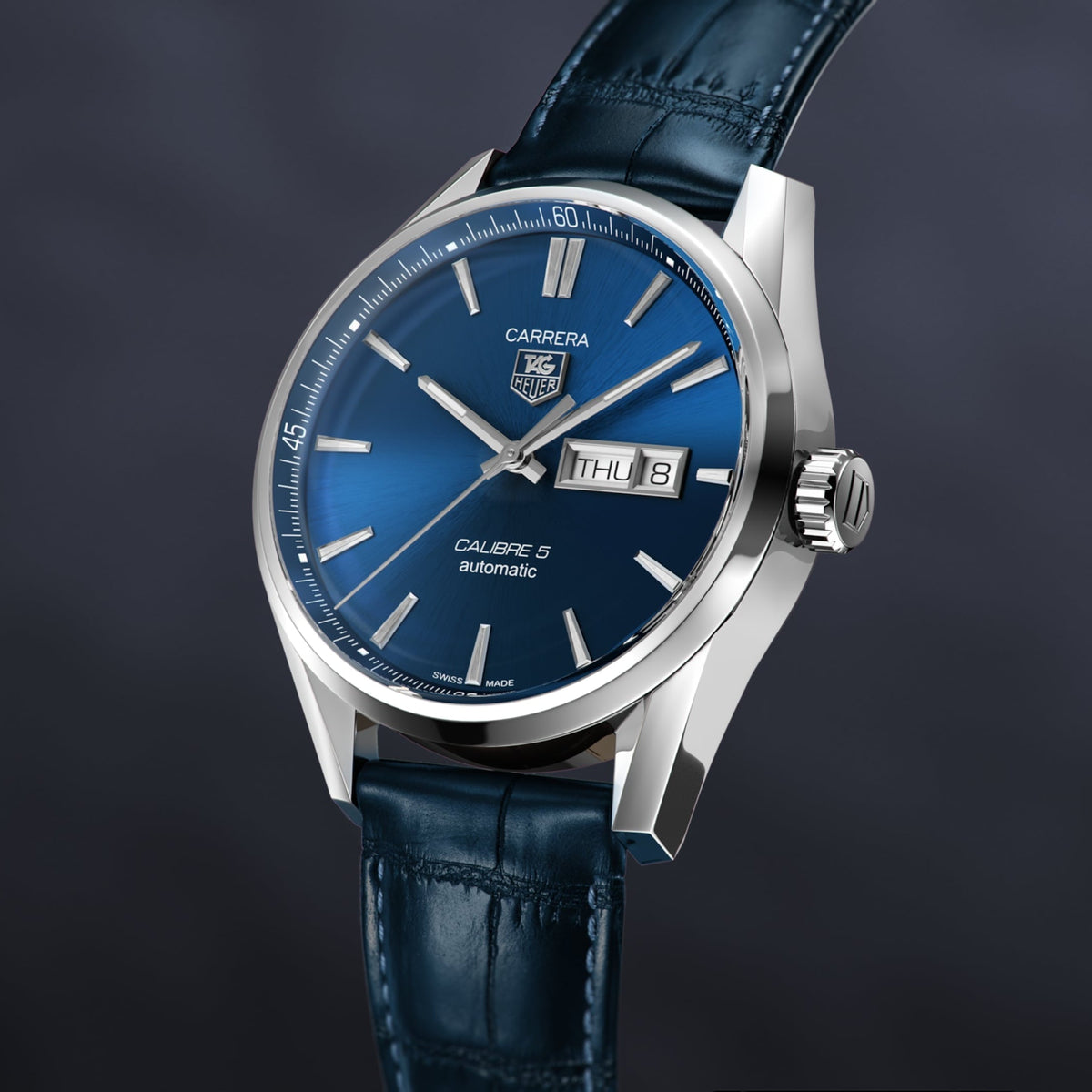  Shop Authentic Tag Heuer Carrera Blue Dial Watch for Men - WAR201E.FC6292 - Luxxuri