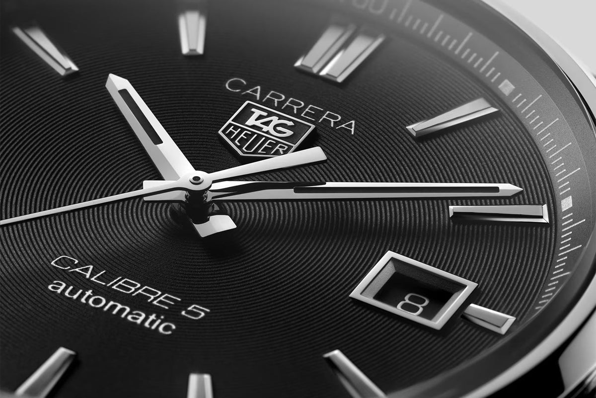  Shop Authentic Tag Heuer Carrera Automatic Black Dial Silver Steel Strap Watch for Men - WAR211A.BA0782 - Luxxuri