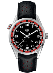  Shop Authentic Tag Heuer Carrera Muhammad Ali Calibre 5 Black Dial Black Leather Strap Watch for Men - WAR2A11.FC6337 - Luxxuri