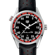  Shop Authentic Tag Heuer Carrera Muhammad Ali Calibre 5 Black Dial Black Leather Strap Watch for Men - WAR2A11.FC6337 - Luxxuri